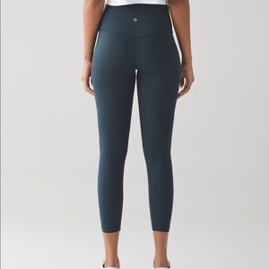 Lululemon Align Pant II in Nocturnal Teal. Size 4.